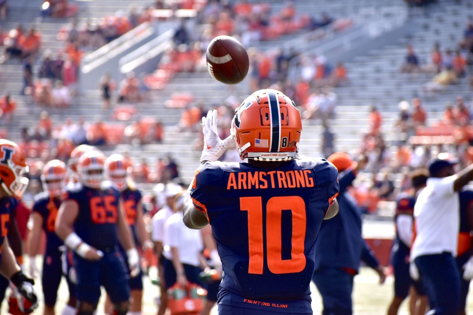PHOTOS: Illinois hosts Wisconsin for homecoming